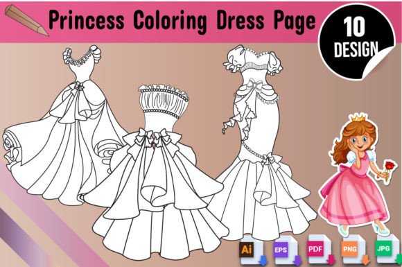 open lace back dress Princess Dress with Golden Sparkles Art Print – Wish Upon Magic