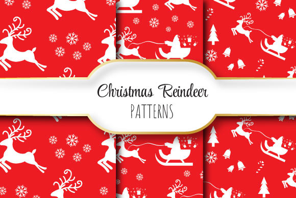 Reindeer Pattern Computer Reindeer Patterns Graphic by GraphicBubble · Creative Fabrica