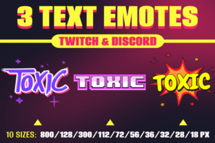 Toxic Twitch Emote Graphic by fromporto · Creative Fabrica
