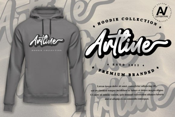 Aesthetic Monoline Font - Preview 4