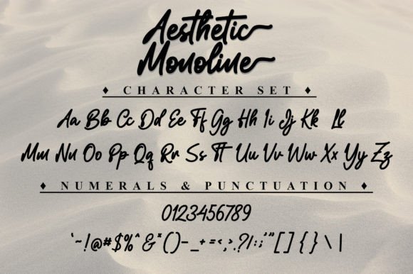 Aesthetic Monoline Font - Preview 6