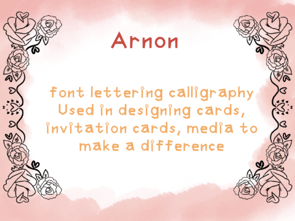 Arnon Font - Preview 1