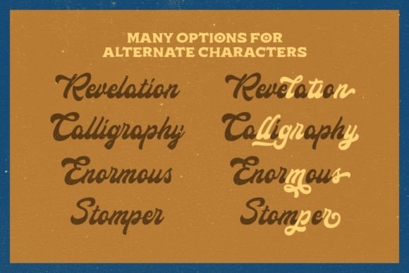 Blueheria Font - Preview 5