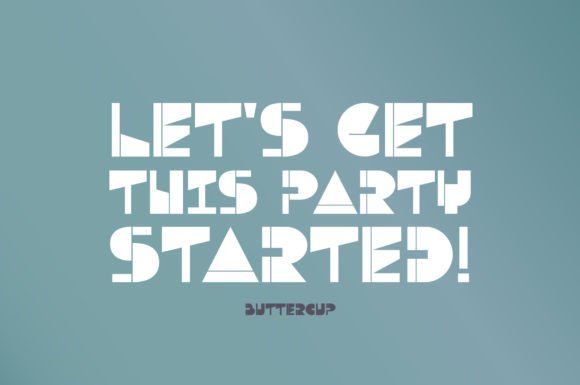 Buttercup Font - Preview 1