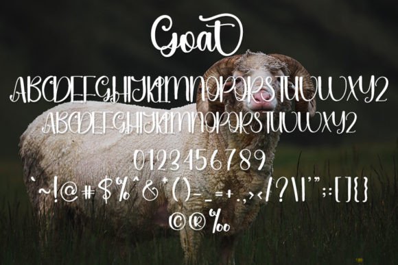 Goat Font - Preview 3