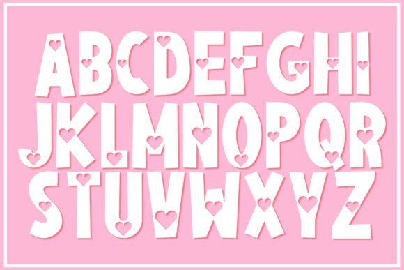 Heart Font - Preview 1