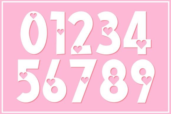 Heart Font - Preview 2