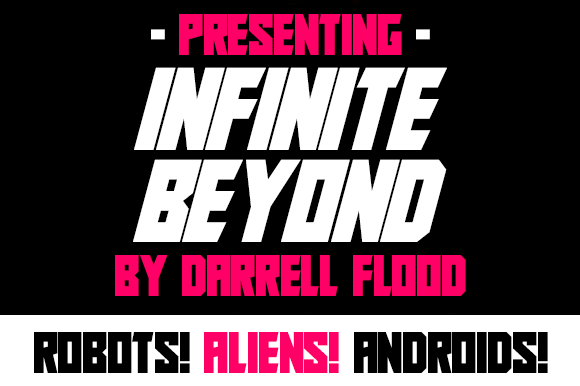 Infinite Beyond Font PNG with transparent background - Preview 1