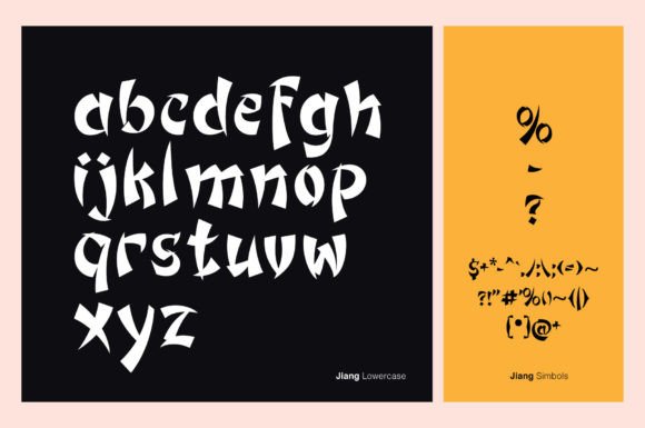 Jiang Font PNG with transparent background - Preview 6