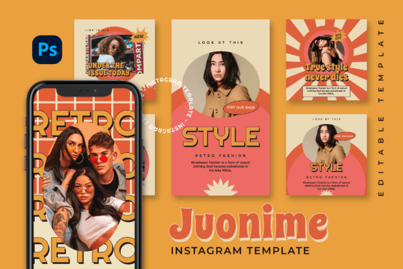Juonime Social Media Template Graphics
