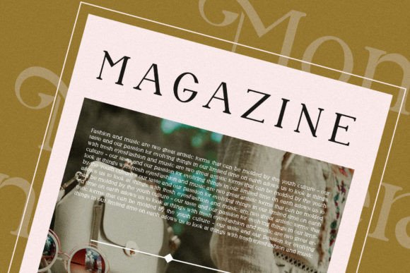 Montsera Font PNG with transparent background - Preview 2
