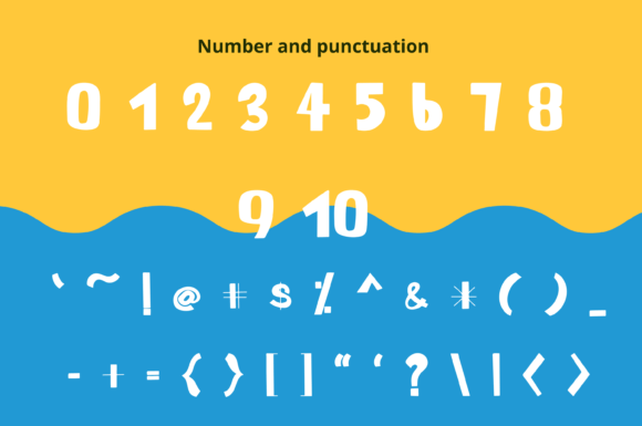 Ocean Bay Font PNG with transparent background - Preview 2
