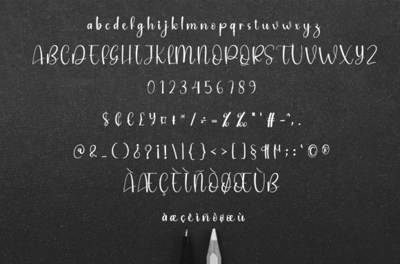 Rain Rumble Font PNG with transparent background - Preview 5