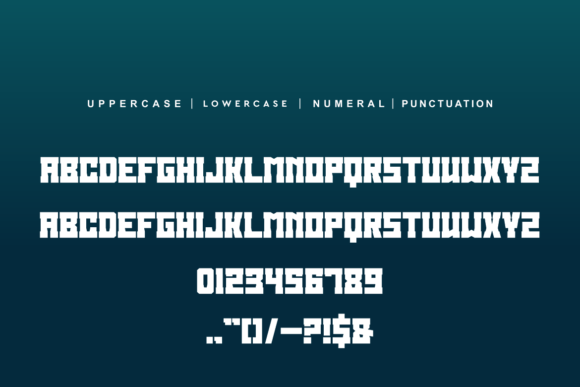 Repornge Font PNG with transparent background - Preview 3