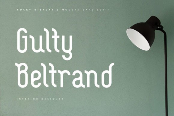 Rocky Display Font PNG with transparent background - Preview 2