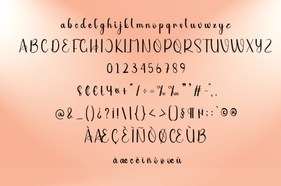 Roomline Font PNG with transparent background - Preview 6