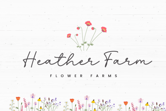 Beautiful Wildflower Duo Font - Preview 2