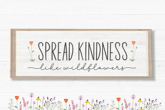 Beautiful Wildflower Duo Font - Preview 3