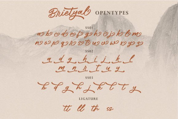 Brietyal Font - Preview 6