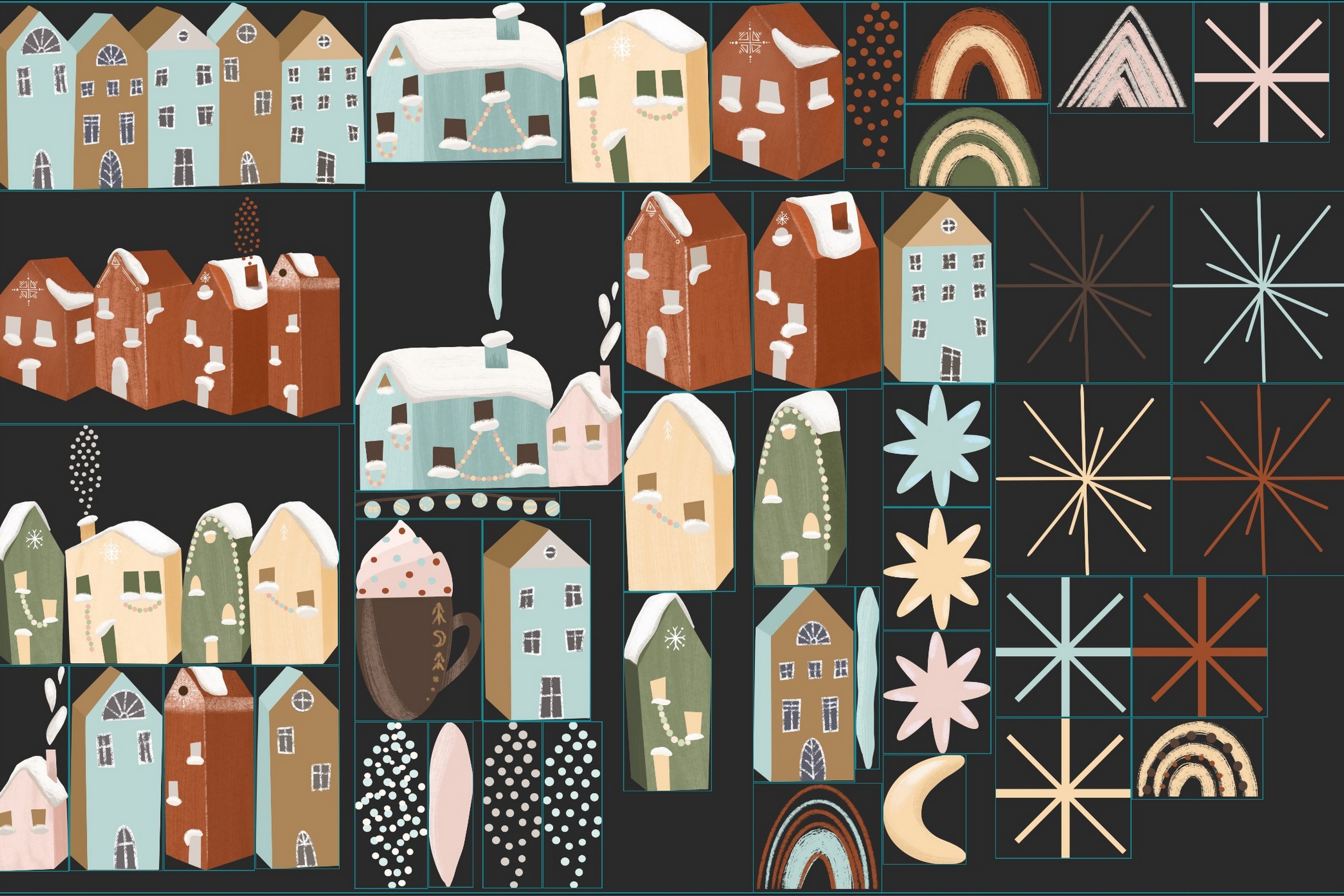 Christmas Alphabet and Elements, Gnomes - photo 5