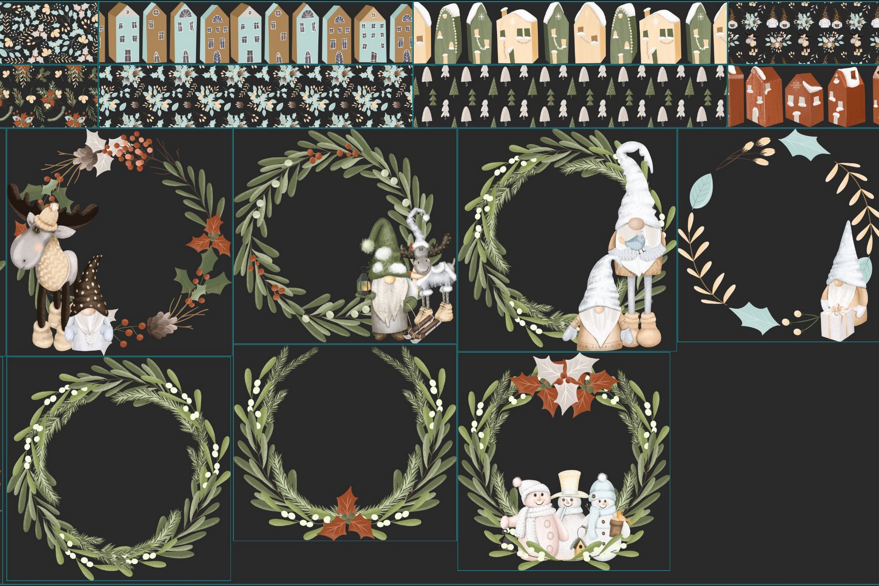 Christmas Alphabet and Elements, Gnomes - photo 7