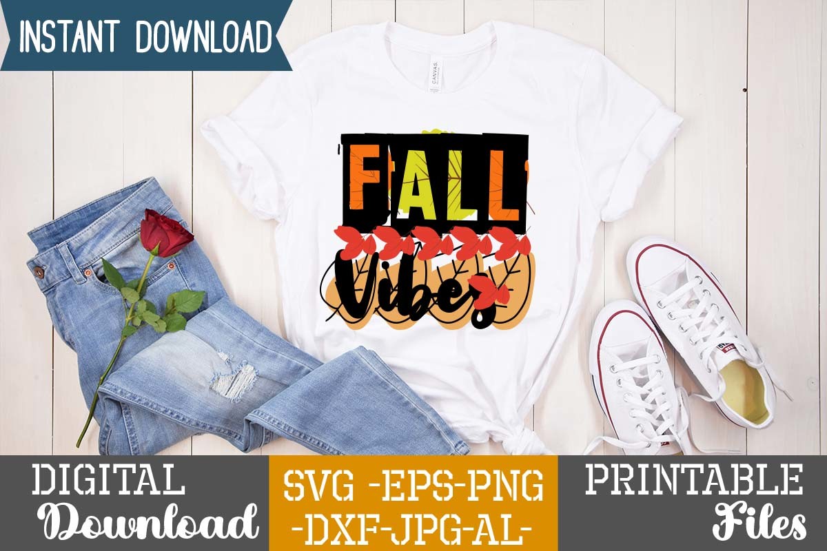 Fall Vibes Sublimation Graphic by SimaCrafts · Creative Fabrica