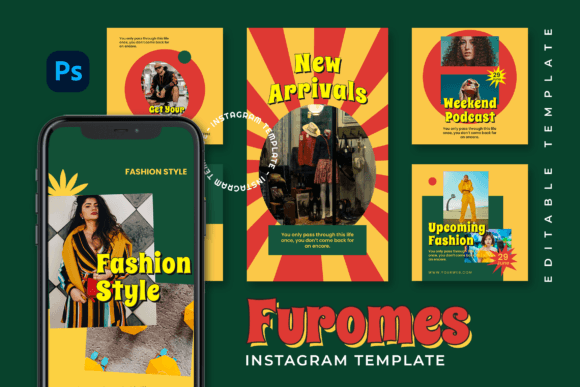 Furomes Social Media Template Graphics