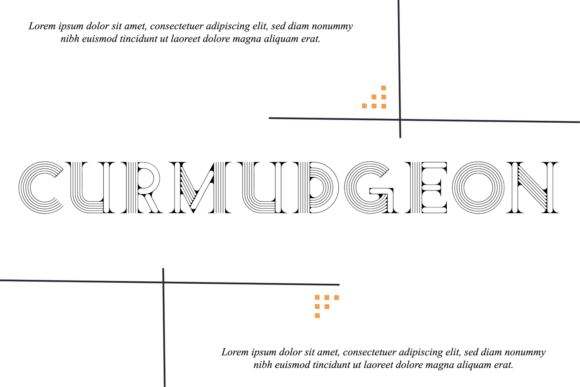 Genre Line Font - Preview 1