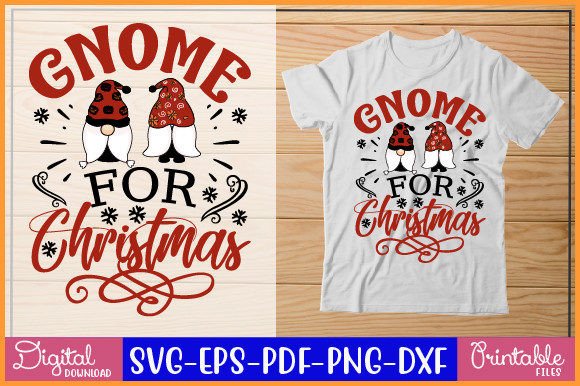 Gnome For Christmas Santa Mug Wrap Graphics