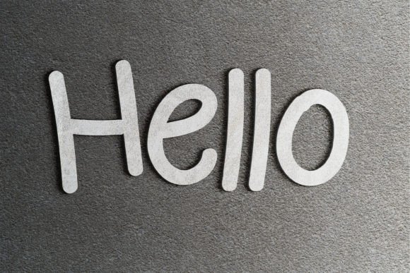 Hello Font - Preview 1