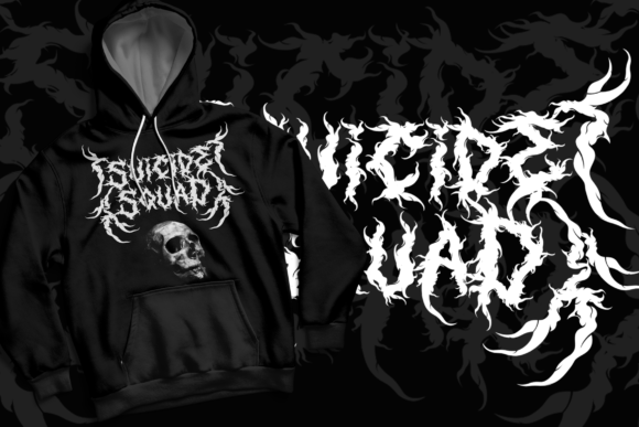 Rusted Sabbath Font PNG with transparent background - Preview 3