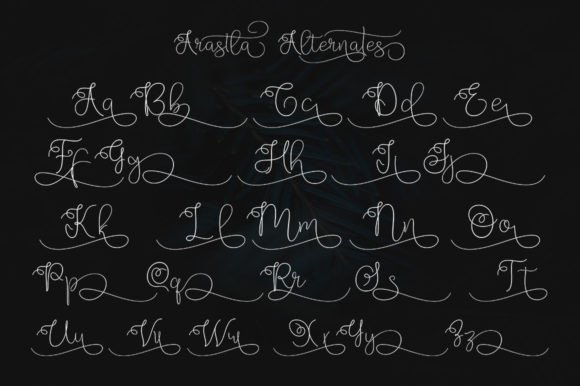 Arastla Script Font - Preview 5