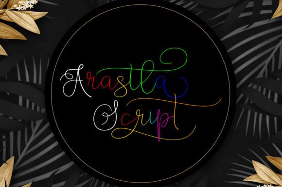 Arastla Script Font - Preview 6