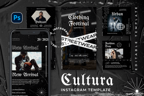 Cultura Social Media Template Graphics
