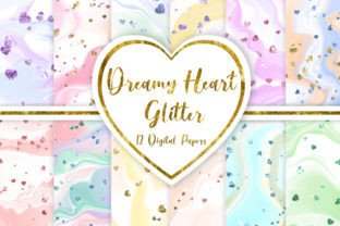 Dreamy Heart Glitter Background Graphic by PinkPearly · Creative Fabrica