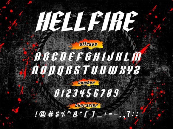 Hellfire Font - Preview 1