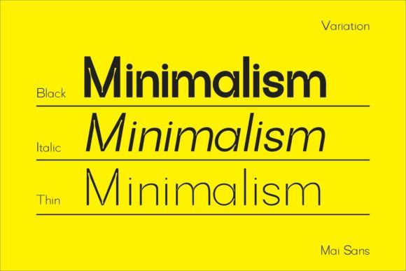 Mai Sans Font PNG with transparent background - Preview 2