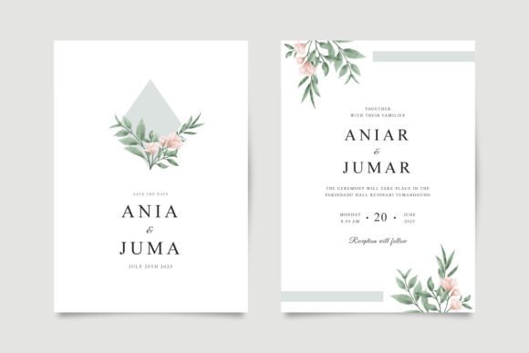 Minimalist Wedding Invitation