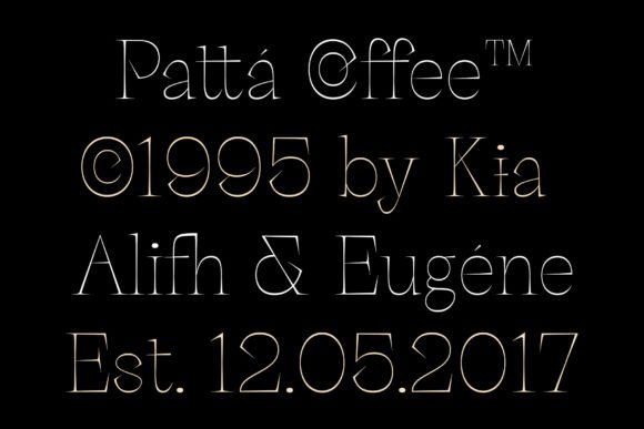 Palaise Font PNG with transparent background - Preview 3
