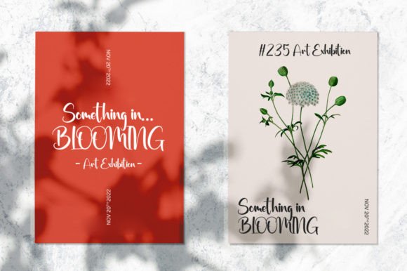 Roselina Font PNG with transparent background - Preview 4