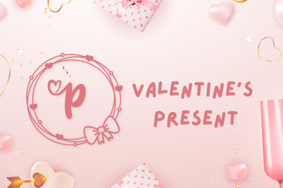 Amelitha Valentine Monogram Font - Preview 2