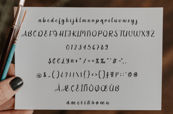 Baby Night Font PNG with transparent background - Preview 5