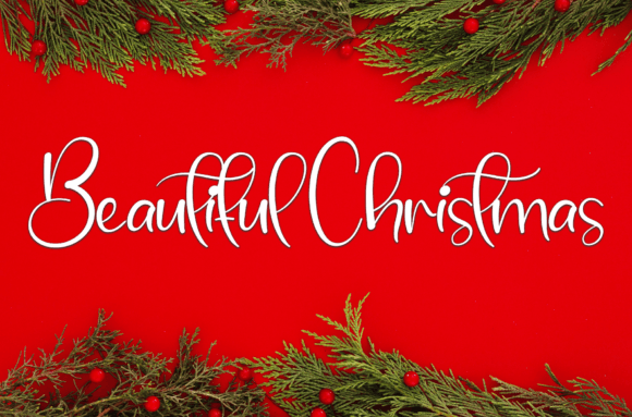 Bakery Christmas Font - Preview 1