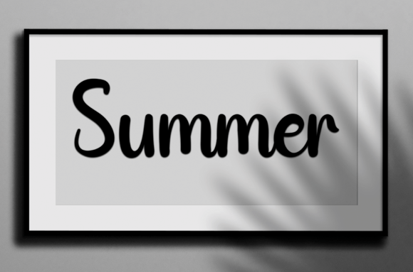 Black Font - Preview 2