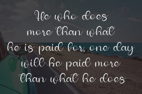 Blanket Signature Font - Preview 1