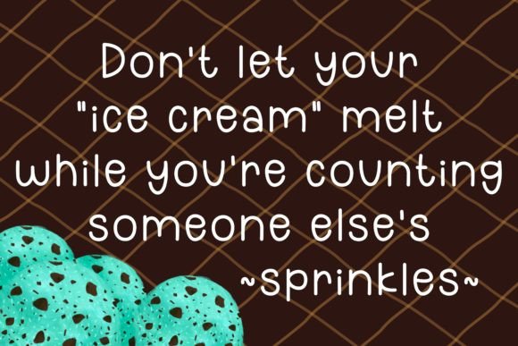 Chocolate Mint Font PNG with transparent background - Preview 1