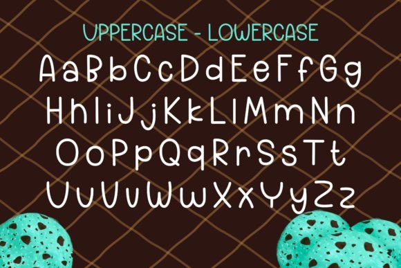 Chocolate Mint Font PNG with transparent background - Preview 2