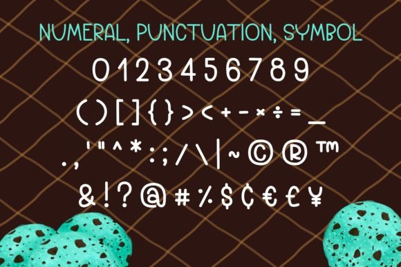 Chocolate Mint Font PNG with transparent background - Preview 3