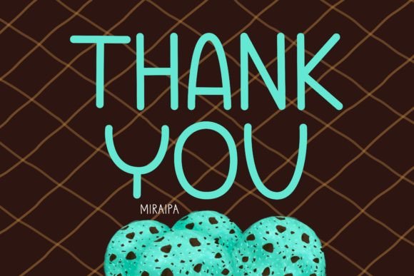 Chocolate Mint Font PNG with transparent background - Preview 4