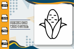 Corn Icon Graphic by Indra_Art · Creative Fabrica